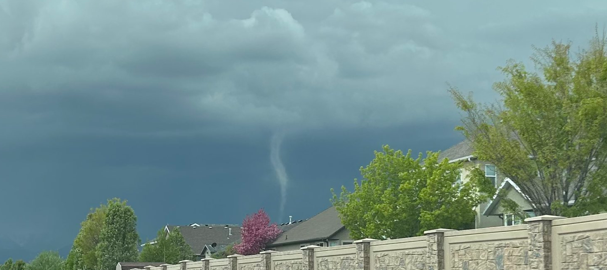 See it: Utah landspout tornado catches onlookers by surprise