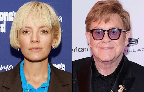 Lily Allen resented Elton John for years for ignoring a letter she never sent