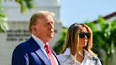 Trump uses "happy birthday" wish to Melania to complain about his "rigged" trial