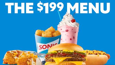 Drive-in restaurant brand Sonic introduces $1.99 value menu in US