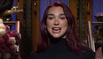 Dua Lipa on ‘Saturday Night Live’ – Pop Star Jokes About Dula Peep Nickname, Vacations & ‘Give Us Nothing’ Meme...