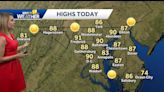 Sunny and hot as another record high could be set Thursday