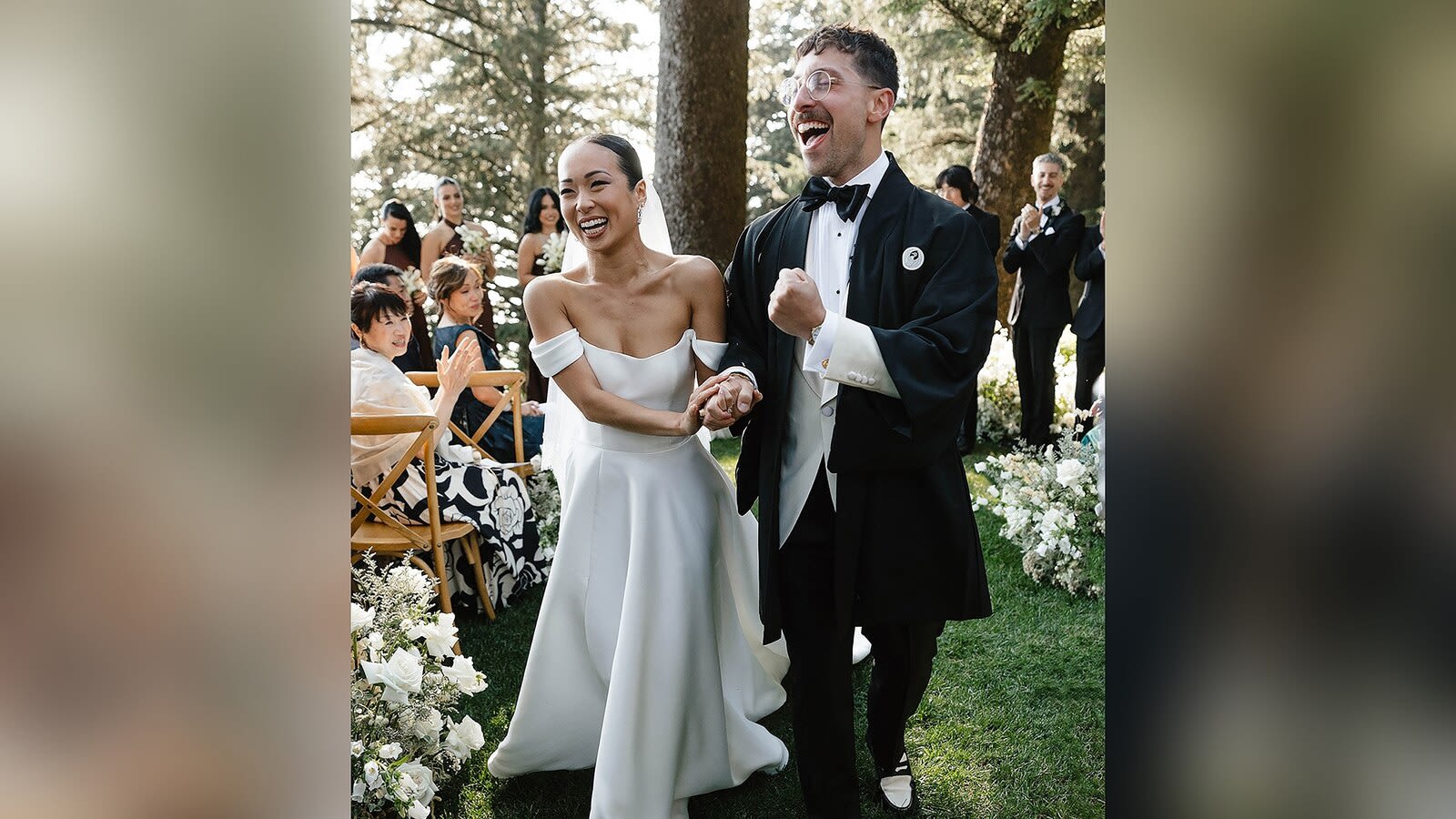 'DWTS' pro Koko Iwasaki marries Kiki Nyemchek: See photos from their wedding day