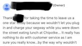 14 Screenshots Of Bad Customers Who Wrote Fake Online Reviews To Which The Owner Responded, "Actually, No, That's Not The...