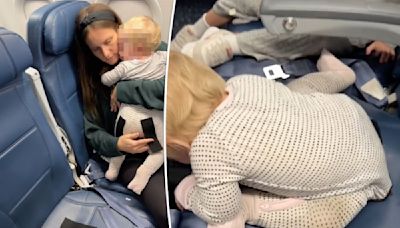 Mom’s parenting hack to get baby to sit in airplane seat gets trolled — is it real?