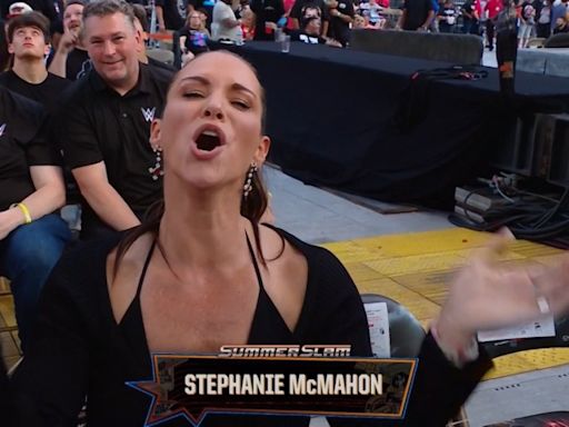 Stephanie McMahon Appears In The Crowd At WWE SummerSlam