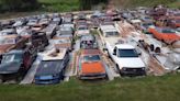 Car graveyard with 100 vehicles going on sale - including rare 1968 Chevy