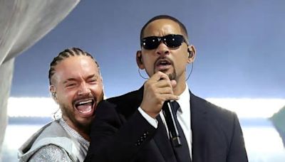 Will Smith sorprende en Coachella con J Balvin interpretando «Men in Black»