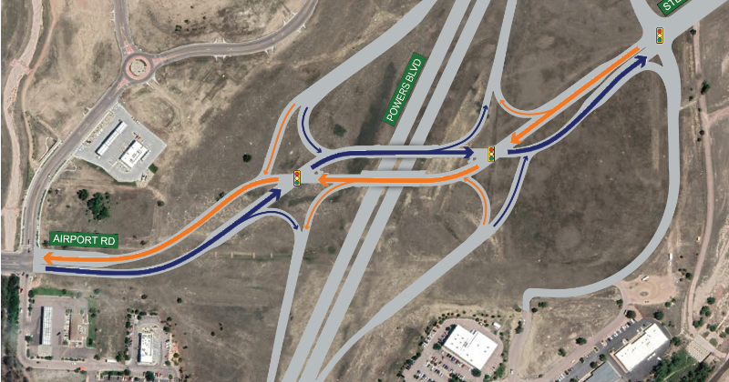 Interchange project underway to improve access to Colorado Springs Airport, Peterson Space Force Base