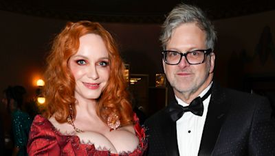 Fans Call Christina Hendricks’ Husband the ‘Luckiest Guy Ever’ in PDA-Filled Photo From Wedding Cocktail Party