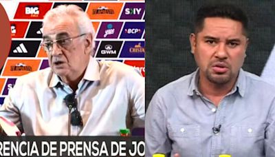 Periodista de Latina enfrenta a Jorge Fossati por decir que "todo estaba bien" con la 'Bicolor'