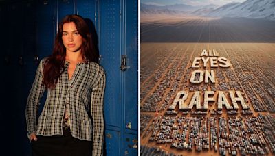 Dua Lipa shares support for #AllEyesOnRafah – What does it mean?