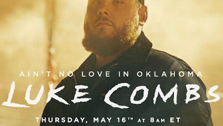 Luke Combs new single 'Ain't No Love in Oklahoma' to be featured in 'Twisters' movie