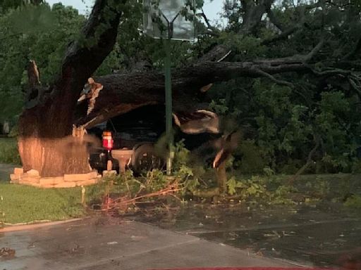 Hundreds waited for power to return after severe storms hit Denton early Tuesday