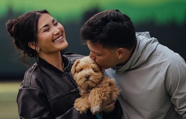 [PHOTOS] Oregon Ducks Quarterback Dillon Gabriel's Puppy Is 'Ready For Reps!'