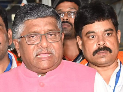 'Shame on Mamata Banerjee...': BJP MP Ravi Shankar Prasad hits out at Bengal CM | Kolkata News - Times of India