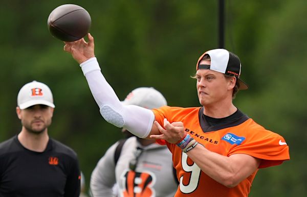 Joe Burrow is throwing again as the Bengals’ franchise QB rehabs his surgically repaired wrist