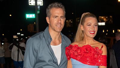 Blake Lively Channeled Superman in a Tiny Latex Minidress with Lingerie Details