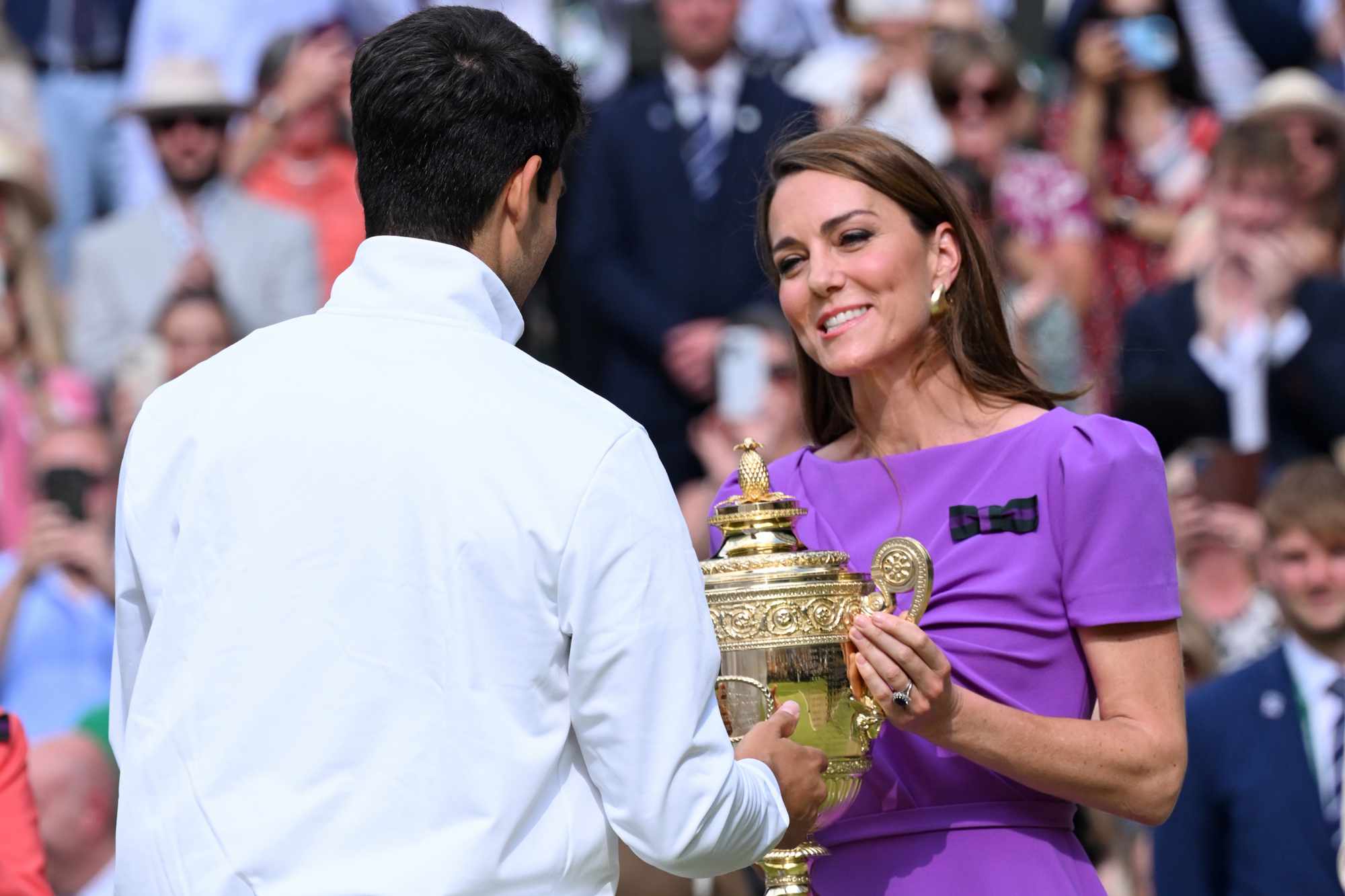 Kate Middleton Steps Into the Spotlight on Centre Court for Wimbledon Trophy Ceremony