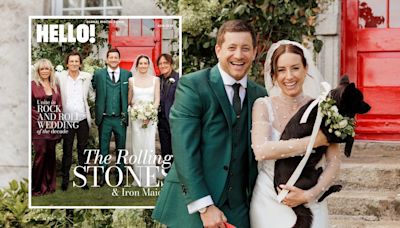 Exclusive: Ronnie Wood's son Tyrone marries Steve Harris' daughter Faye in rock and roll wedding in Ireland