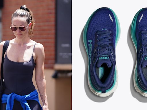 Olivia Wilde Elevates Her Workout in Hoka Bondi 8 Sneakers in Los Angeles