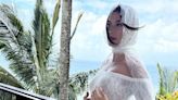 Pregnant Hailey Bieber Shows off Baby Bump in New Behind-the-Scenes Pic from Pregnancy Announcement Video