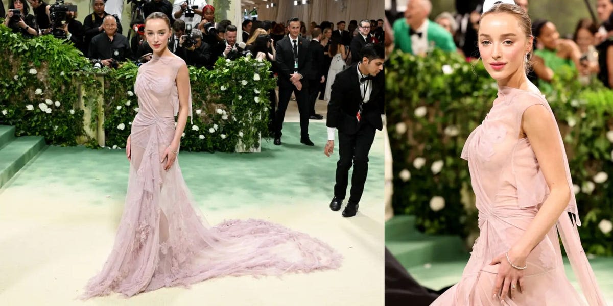 'Bridgerton' star Phoebe Dynevor subtly revealed she's engaged at the Met Gala
