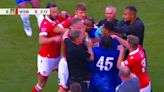 Chelsea vs Wrexham chaos as players brawl two minutes into US friendly