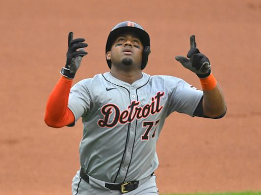 Detroit Tigers gash Guardians, 11-7, with Andy Ibáñez's two homers, Ryan Vilade's key hits