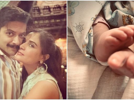 Ali Fazal, Richa Chadha share first pic of baby: Our girl keeps us busy