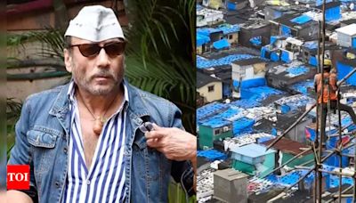 Jackie Shroff salutes the hard work of a construction worker braving heavy winds and rain: Asli mehnat isko bolte hai.. | Hindi Movie News - Times of India