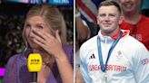 Rebecca Adlington breaks down in tears after Peaty misses out on Olympic gold