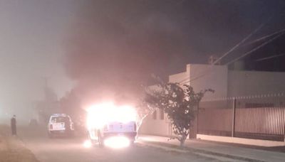 Colastiné Norte: se incendió una camioneta de la EPE