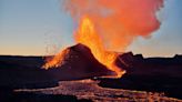 Impresionante video de erupción del volcán Grindavik en Islandia