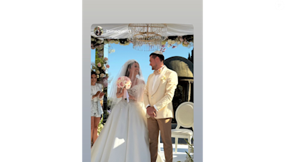 Mariage religieux de Capucine Anav et Victor dans une villa de rêve style Renaissance : le couple déchaînés face à ses invités célèbres