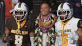 Mililani's Dillon Gabriel returns to his alma mater to gift new uniforms to football team