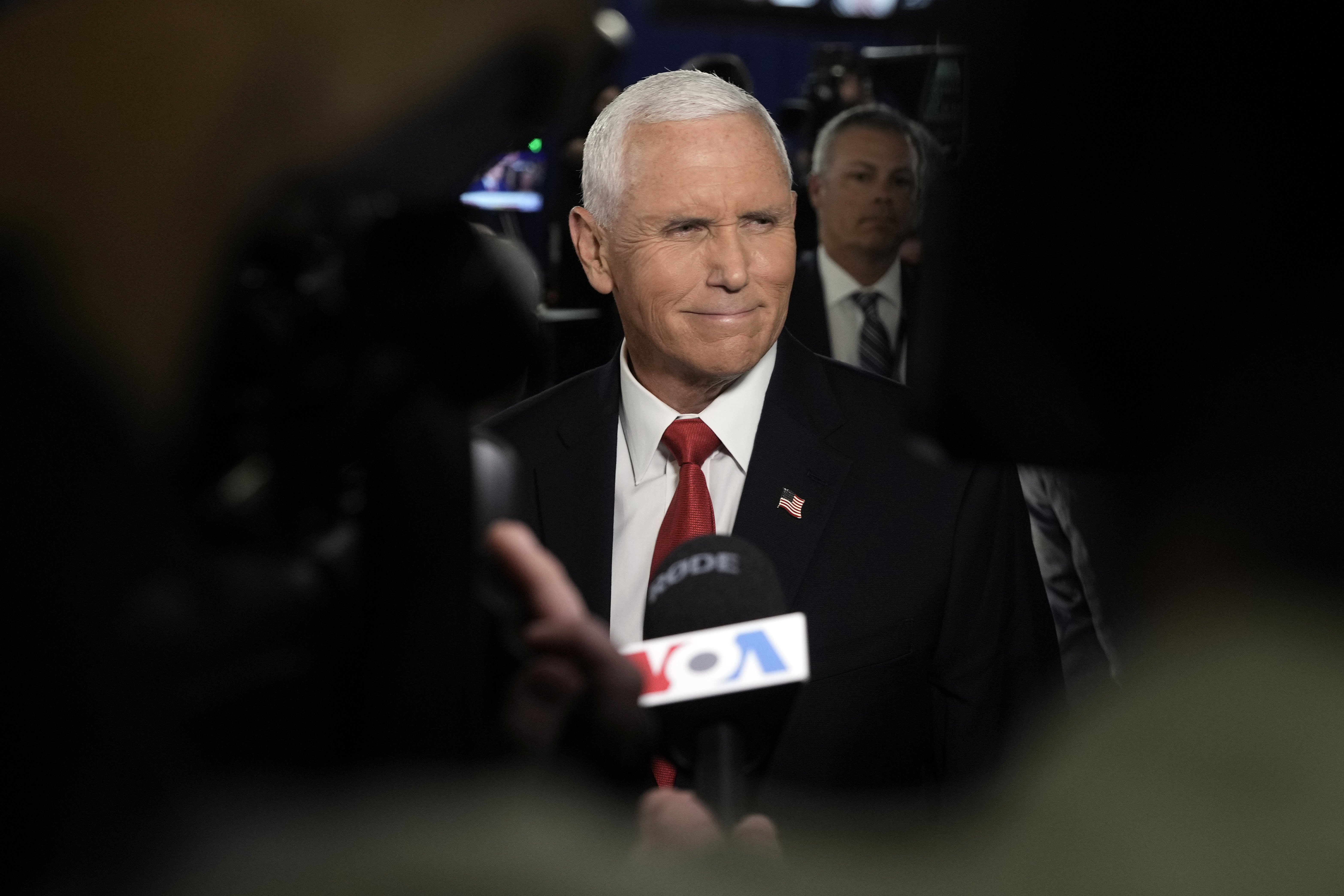 Pence rebukes Trump — without mentioning him — on Dobbs anniversary
