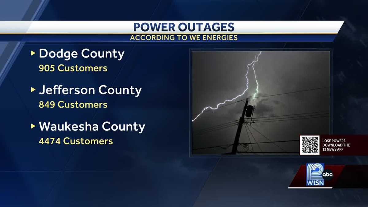 Severe weather in Wisconsin causes power outages for thousands