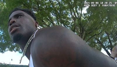 Shocking body cam footage shows police stopping and detaining NFL’er Tyreek Hill during traffic stop