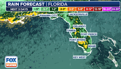 Florida "dirty rain": Map shows areas most at risk