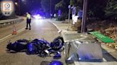 西貢電單車撞回收桶撼燈柱 23歲鐵騎士重創送院不治