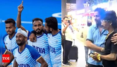 Fans ask Dolly chaiwala for selfies, ignore India's Paris Olympics hockey medallists | Hockey News - Times of India