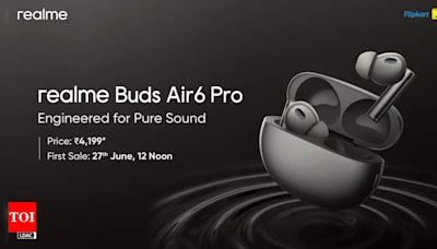 Realme Buds Air 6 Pro true wireless earbuds with ANC launched, priced at Rs 4,999 - Times of India