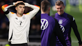 VIDEO: Toni Kroos can't help laughing as Arsenal star Kai Havertz has foot run over by car before Germany's statement win over France | Goal.com South Africa