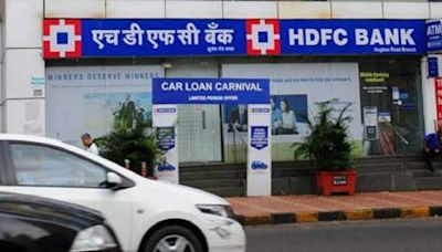 HDFC Bank Shares Plunge By Over 4% Amid Concerns Over Credit-Deposit Ratio