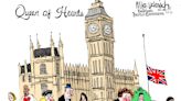 5 cartoons about England after Elizabeth