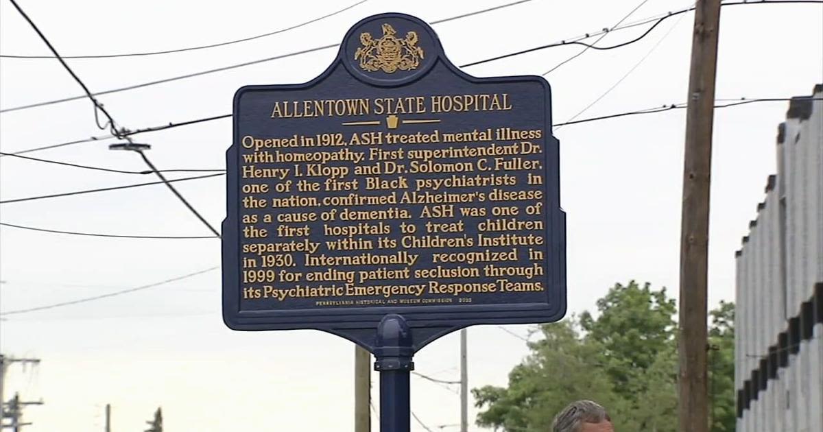 Special reunion held as Allentown State Hospital gets historic marker