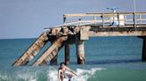 Lauderdale-by-the-Sea pier, again hit by powerful waves, loses even more pieces