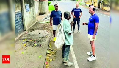 Man picking rags on streets lands job as hospital worker | Chennai News - Times of India