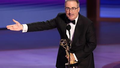 John Oliver Remembers His Late Dog During Emmys Speech, And It Gets Awkward